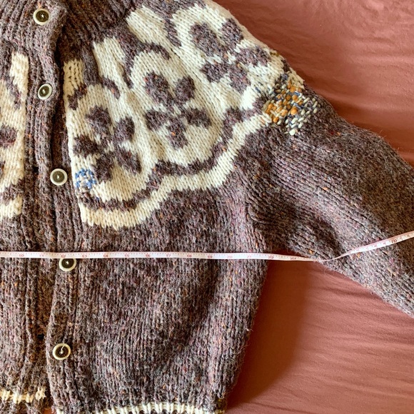 Vintage Wool Fair Isle Cardigan - Picture 2 of 5